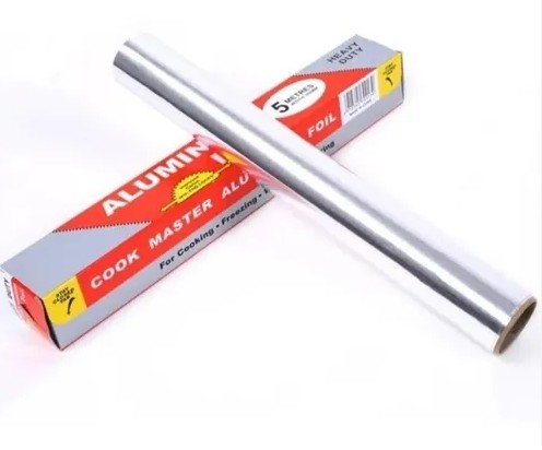 PAPEL ALUMINIO EN ROLLO 5MT X 30 CM. ALU STAR