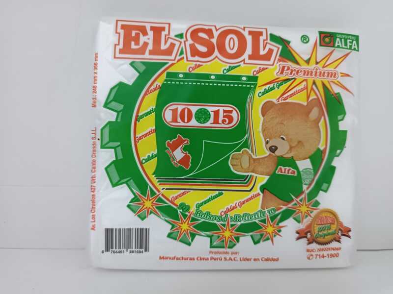 10X15 SOL C/90 UNID.