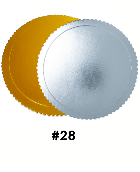 PISO TORTA  DORADO/PLATEADO #28