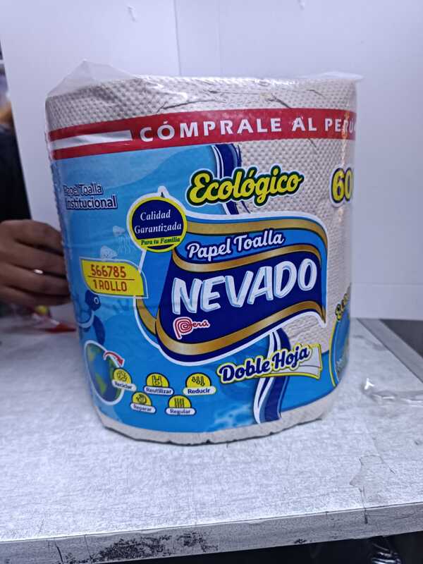 PAPEL TOALLA NEVADO ECOLOGICO