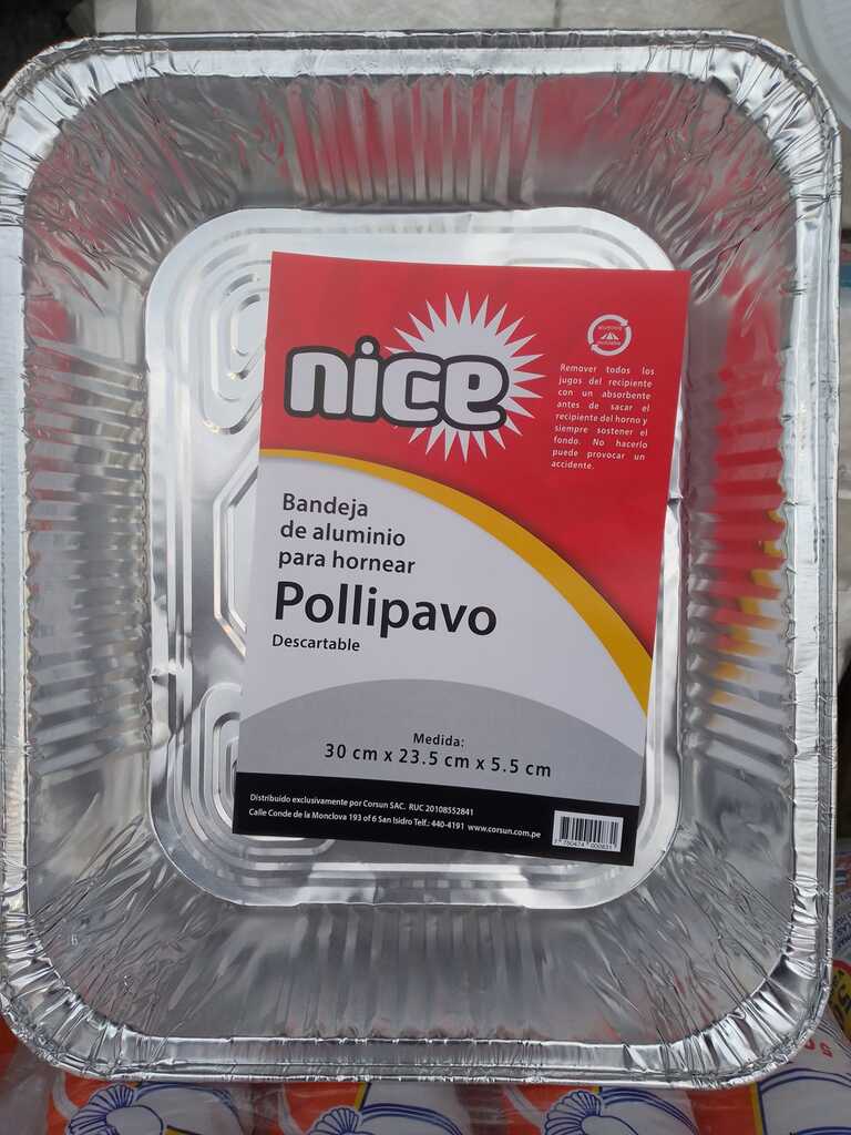 BANDEJA RECTANGULAR POLLIPAVO NICE