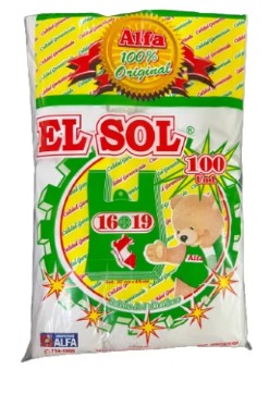 16X19 SOL BLANCO C/100 UND.