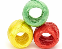 RAFIA COLORES OVILLO
