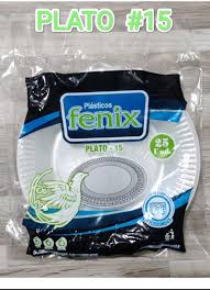 PLATO 15 FENIX BLANCO Y/O TRANSPARENTE