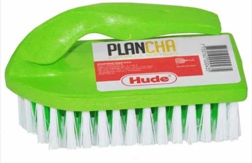 ESCOBILLA ROPA PLASTICO HUDE C/MANGO