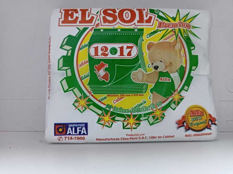12X17 SOL C/90 UNID.