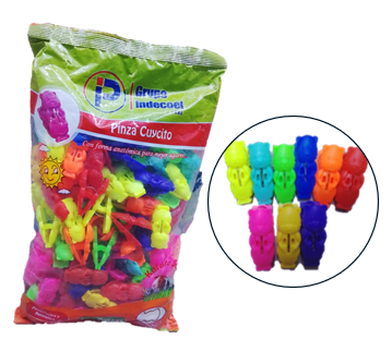 GANCHOS ANIMALES X 144 (PINZAS)