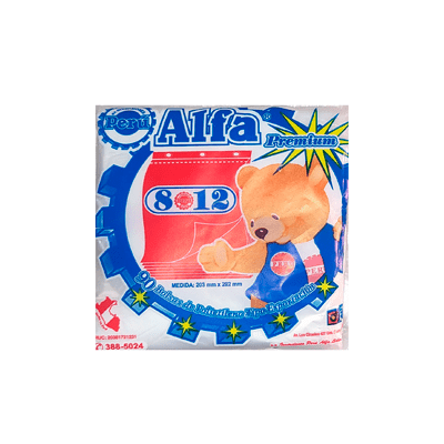 8X12 ALFA CHEQUERA C/90 UNID.