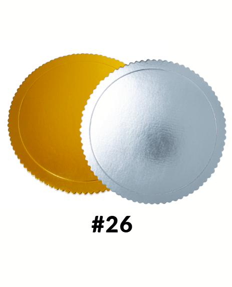 PISO TORTA  DORADO/PLATEADO #26
