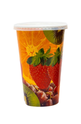 VASO 16  FRUTADO C/TAPA PAMOLSA 