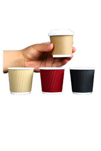 VASO 8 CARTON CORRUGADO ( X 25 UND )
