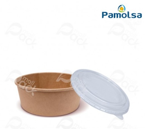 BOWL 44 ONZ. KRAFT C/TAPA TRANSP. CUCHAREABLE