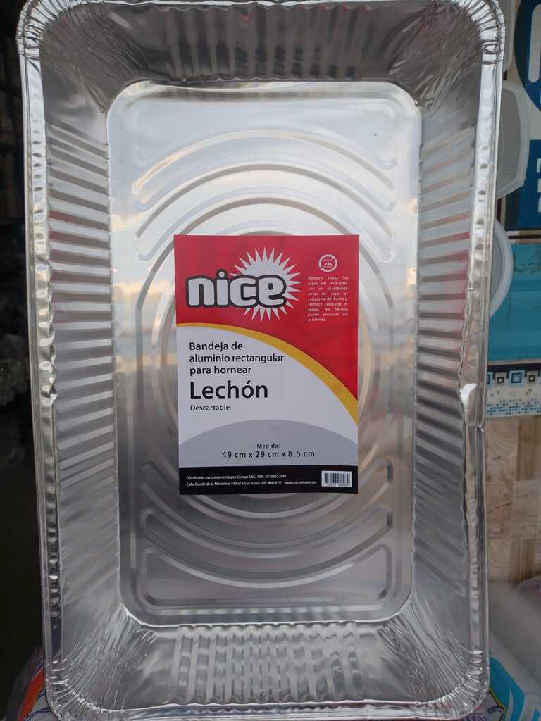 BANDEJA RECTANGULATR P/HORNEAR (LECHONERA) NICE
