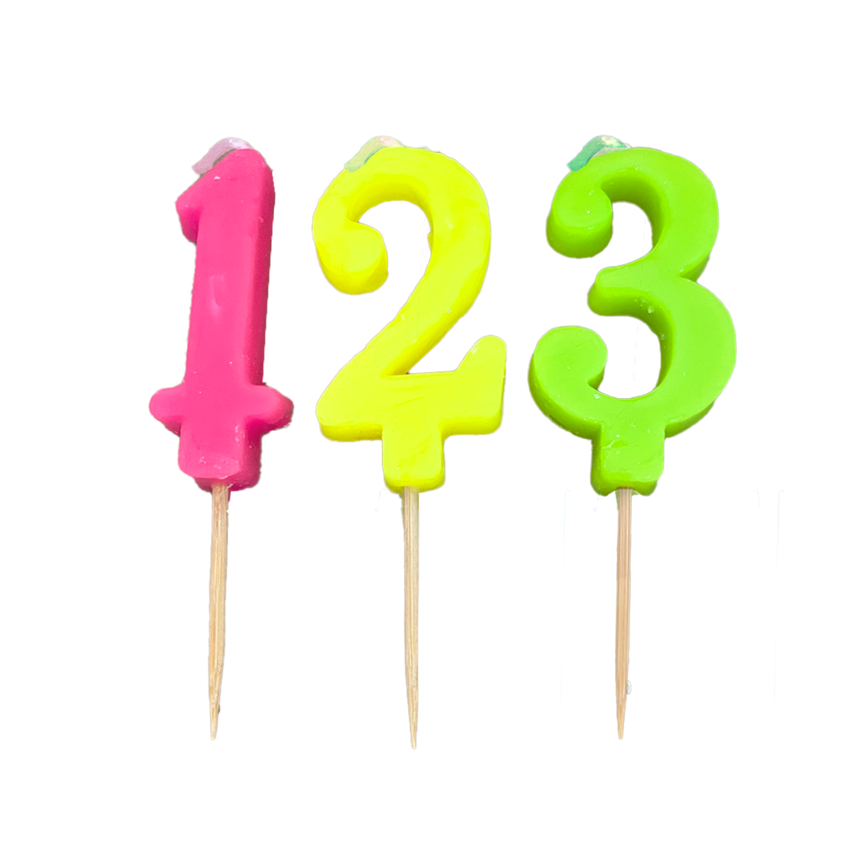 VELAS CUMPLEAÑOS **UNIDAD**